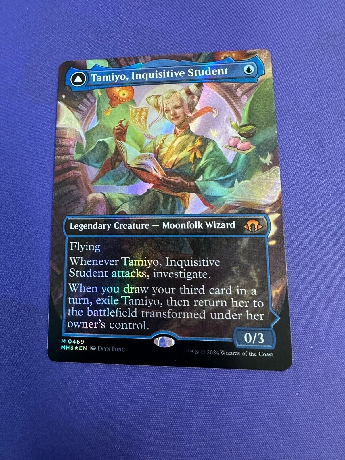 Tamiyo, Inquisitive Student Tamiyo, Seasoned Scholar Textured Foil MH3