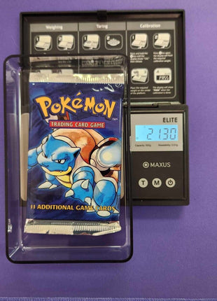 Pokemon Base Set Booster Pack Blastoise Factory Sealed Heavy - 21.30