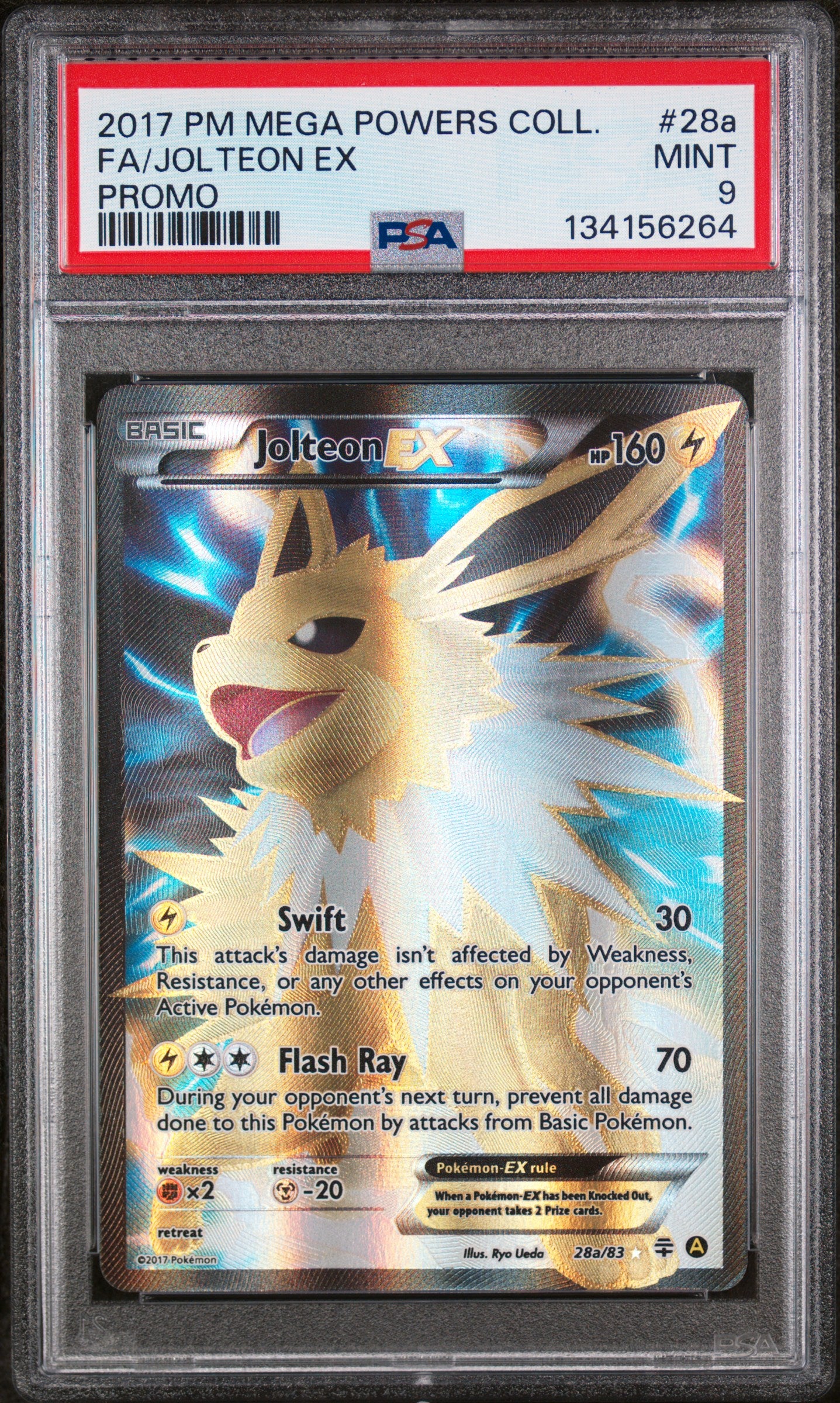 Jolteon EX 28a/83 - Generations (GEN) PSA 9