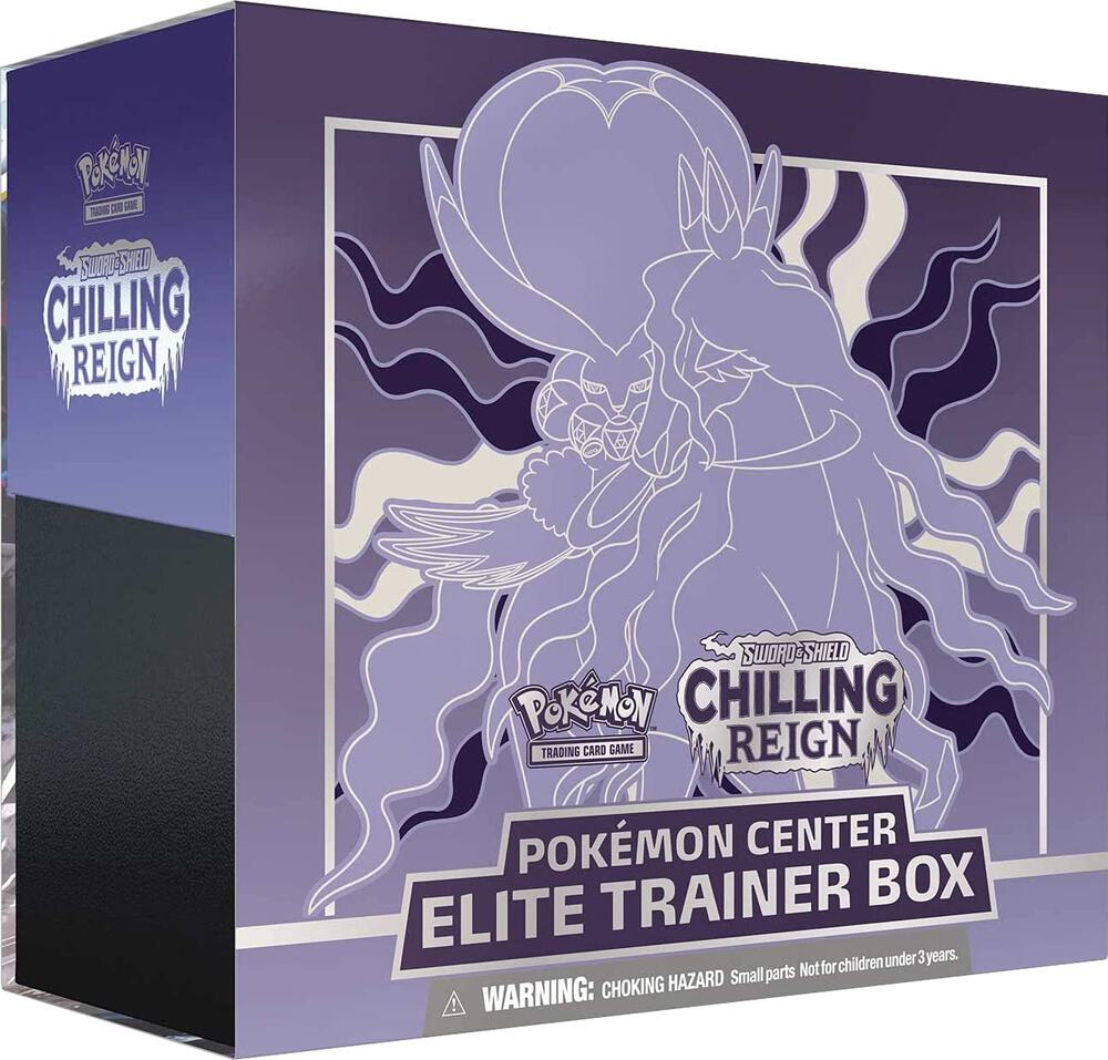 Chilling Reign Pokemon Center Exclusive Elite Trainer Box (Shadow Rider Calyrex)