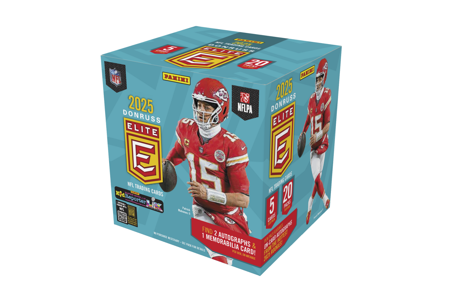 2025 Donruss Elite Football Hobby Box (2 Auto 1 Mem)
