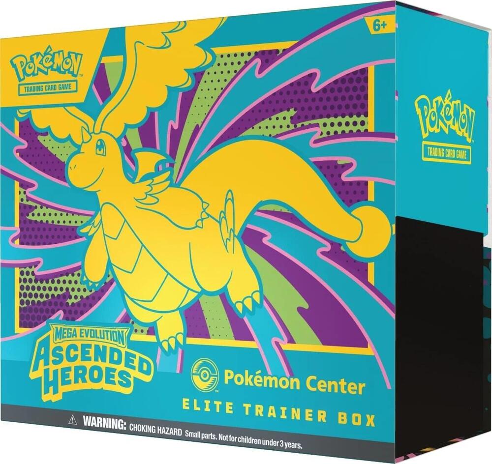 Mega Evolution Ascended Heroes - Pokemon Center Elite Trainer Box - LIMIT 1 PP