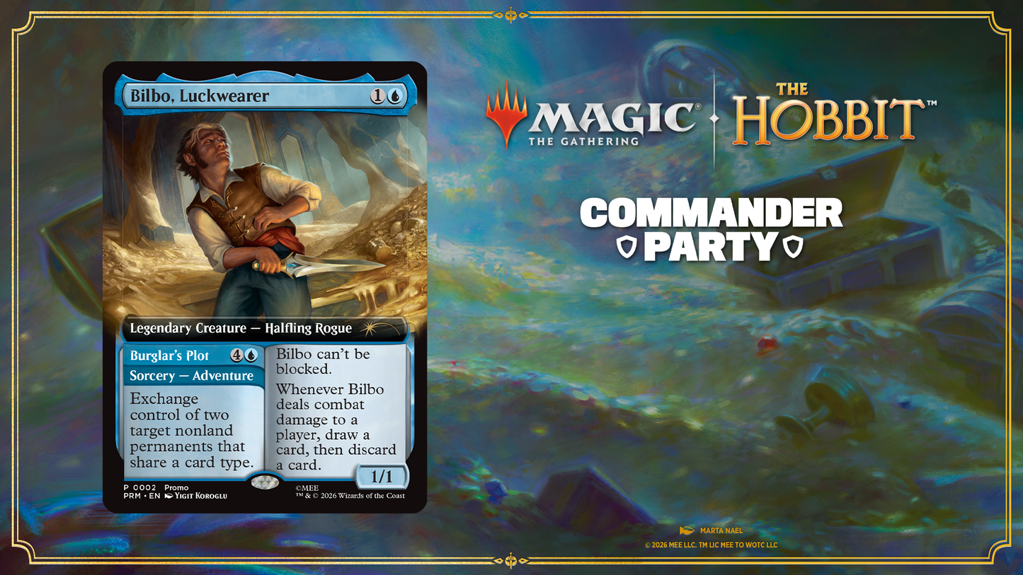 09/18/26 - 6:30PM Friday Night Magic - Hobbit Commander Party SEAT RESERVATION