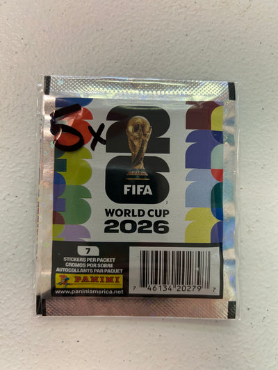 2026 World Cup Panini Sticker Pack x5