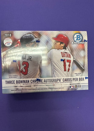 2018 Bowman Chrome Jumbo Choice HTA Baseball Box (Ohtani RC?)