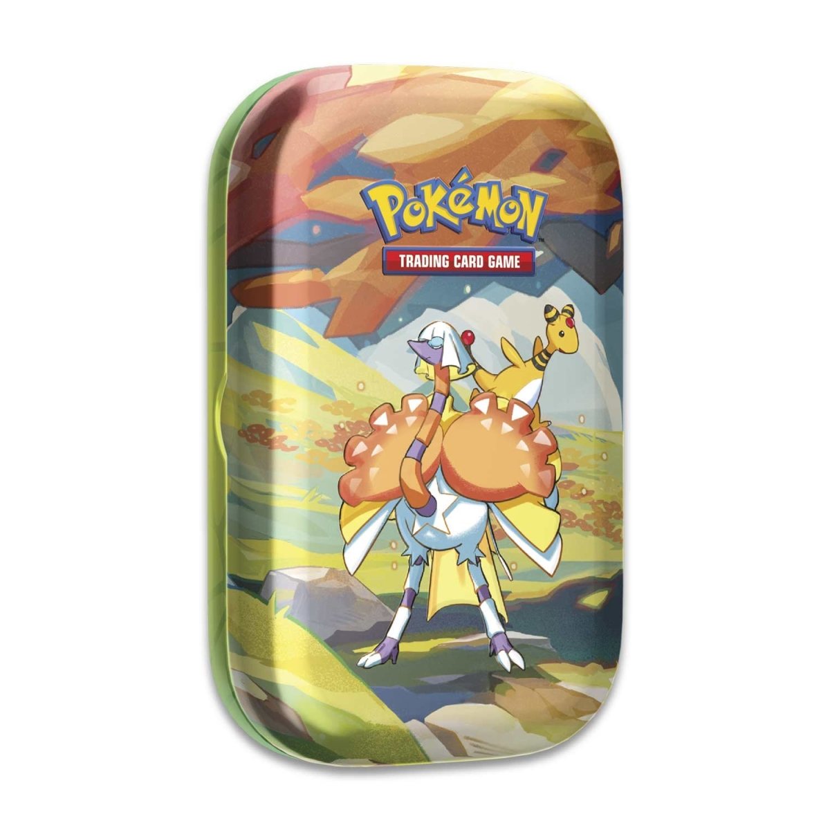 Vibrant Paldea Mini Tin (Espathra & Ampharos)