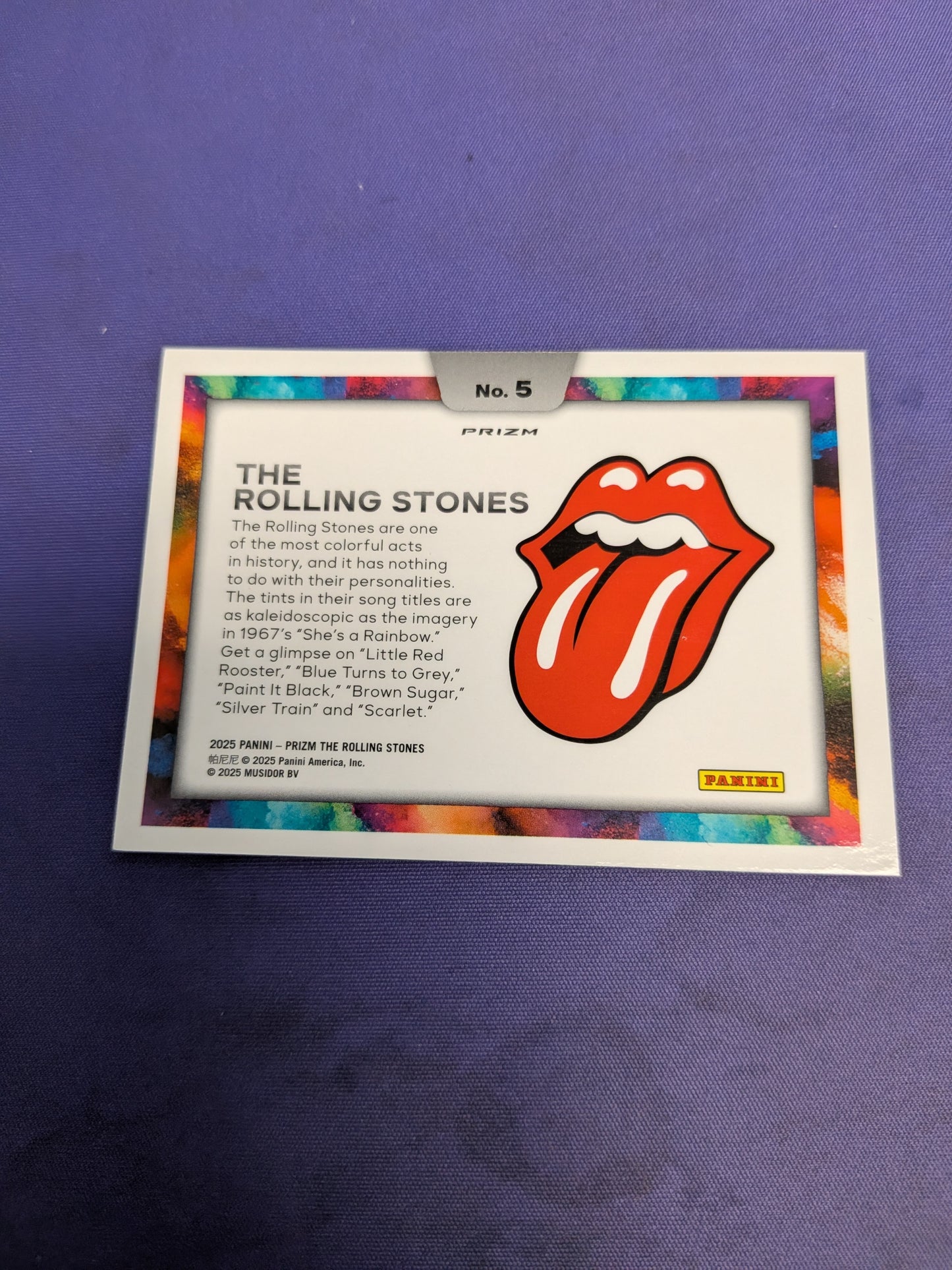The Rolling Stones Color Blast #5 2025 Panini