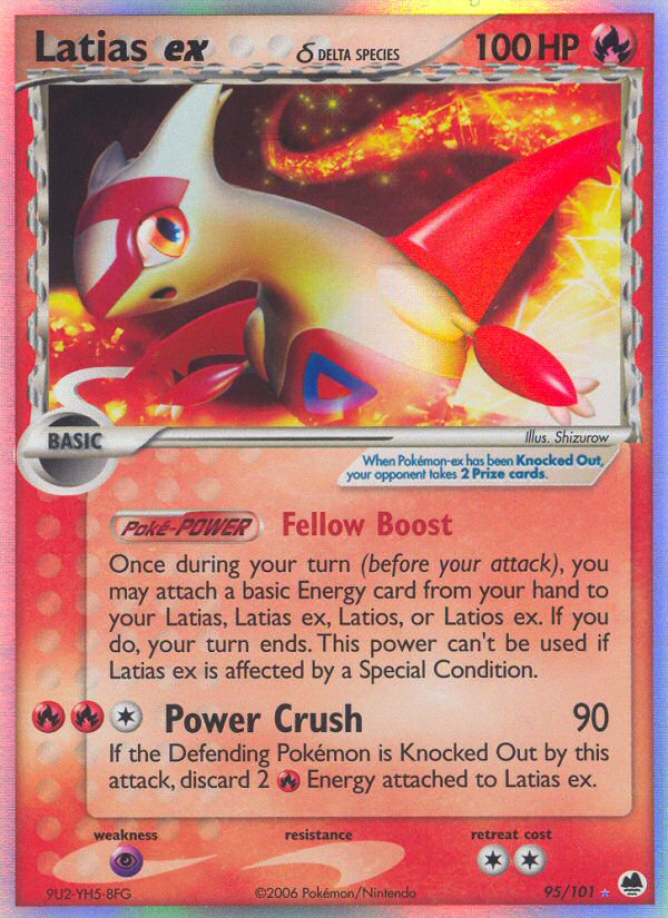 Latias EX 95/101 - Dragon Frontiers (DF) DMG