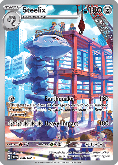 Steelix 208/182 - Paradox Rift (PAR) NM