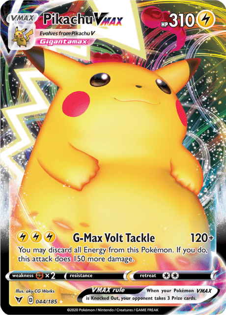Pikachu VMAX 44/185 - Vivid Voltage (VIV) NM