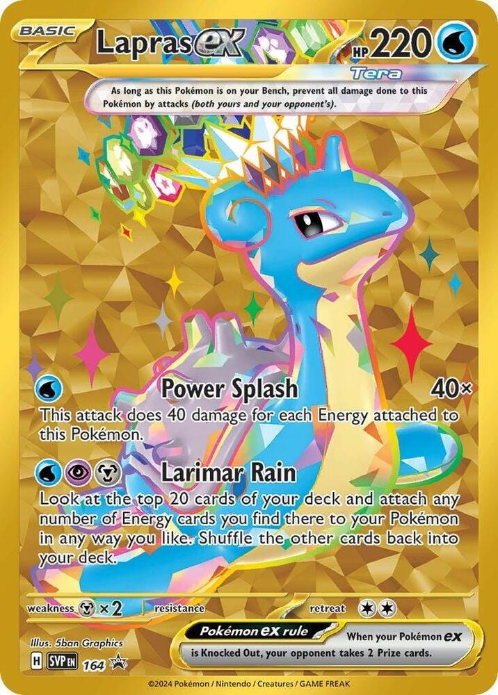 Lapras Ex 164/ - Promo (SVP) NM