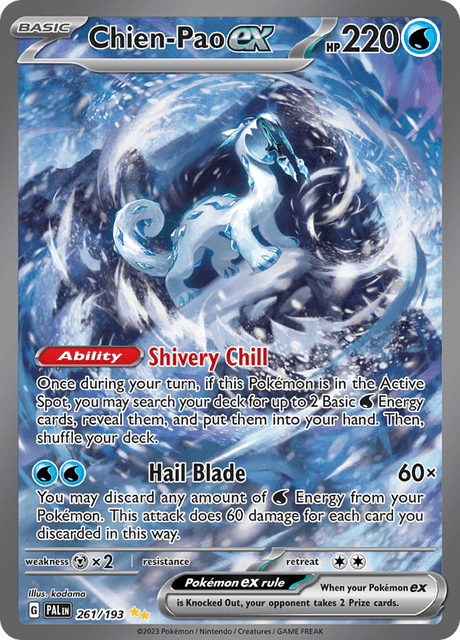 Chien-Pao ex 261/193 - Paldea Evolved (PAL) NM