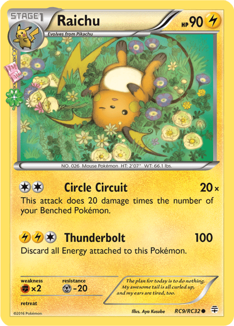 Raichu rc9/rc32 - Generations (GEN) NM