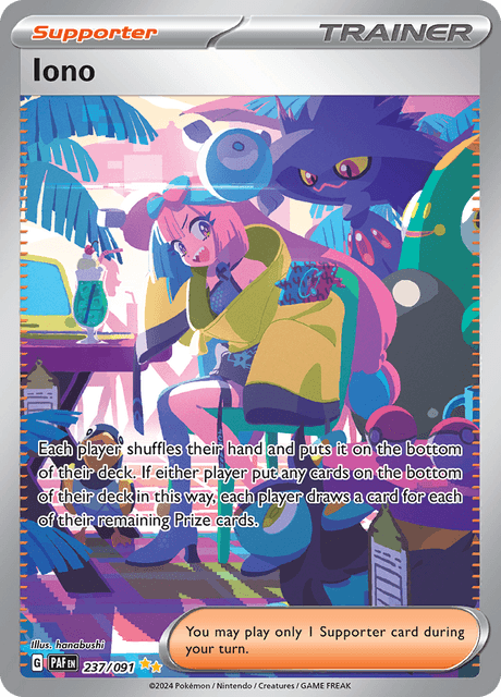 Iono 237/91 - Paldean Fates (PAF) NM