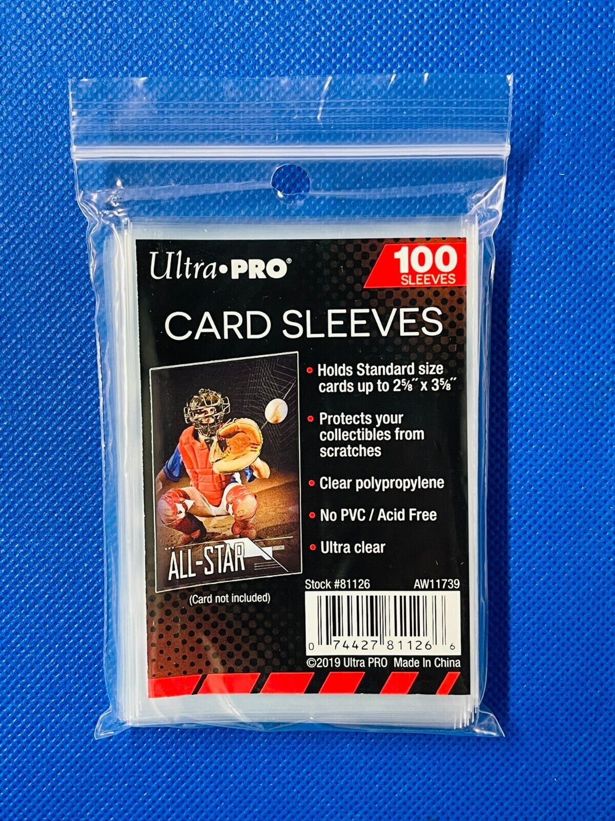 100ct Ultra Pro Penny Sleeve Standard Size For Sports Cards