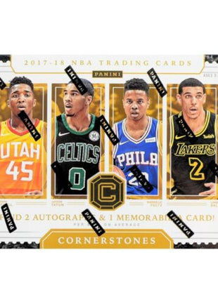 2017-18 Panini Cornerstones Hobby Box (Tatum? Mitchell? Fox? Brunson?)