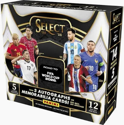 2025-26 Select Road to Fifa World Cup Soccer Hobby Box