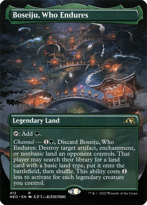 Boseiju, Who Endures 412 Kamigawa: Neon Dynasty (NEO) [Nonfoil] NM