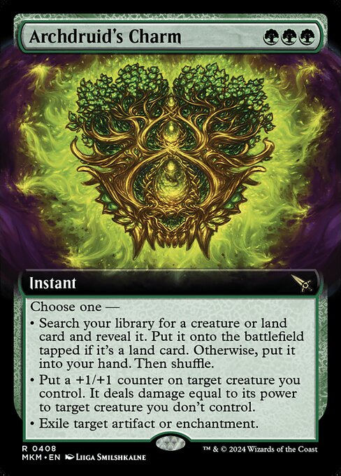 Archdruid's Charm 408 Murders At Karlov Manor (MKM) [Foil] NM