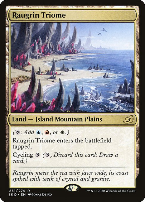 Raugrin Triome 251 Ikoria: Lair Of Behemoths (IKO) [Foil] NM
