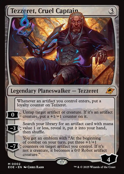 Tezzeret, Cruel Captain 2 Edge Of Eternities (EOE) [Nonfoil] NM