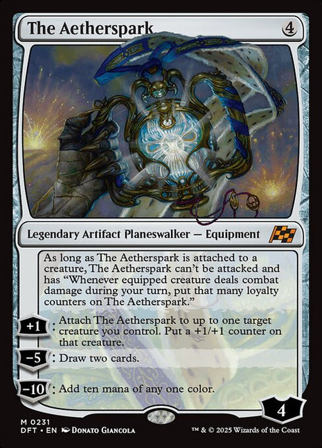 The Aetherspark 231 Aetherdrift (DFT) [Nonfoil] NM