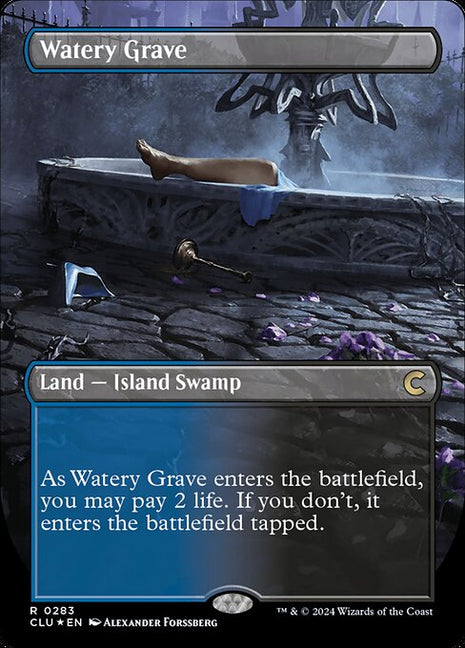 Watery Grave 283 Ravnica: Clue Edition (CLU) [Foil] NM