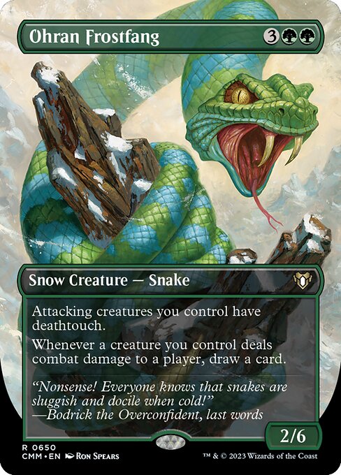 Ohran Frostfang 650 Commander Masters (CMM) [Foil] NM