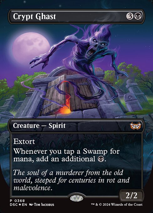 Crypt Ghast 368 Duskmourn: House Of Horror Commander (DSC) [Foil] NM