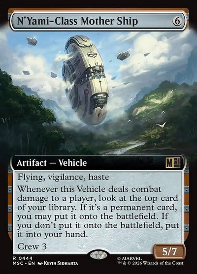 N'Yami-Class Mother Ship 444 Marvel Super Heroes Commander (MSC) [Nonfoil] NM