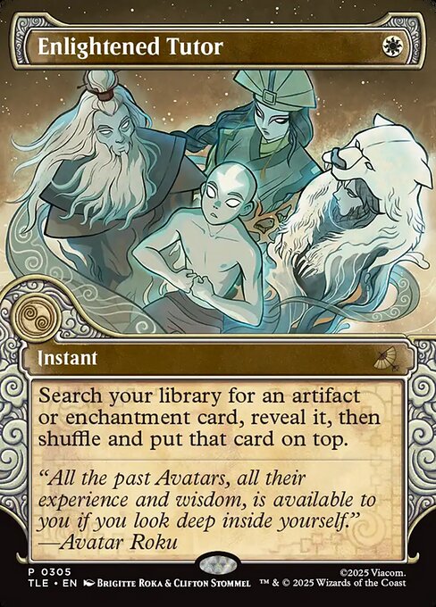 Enlightened Tutor 305 Avatar: The Last Airbender Eternal (TLE) [Nonfoil] NM