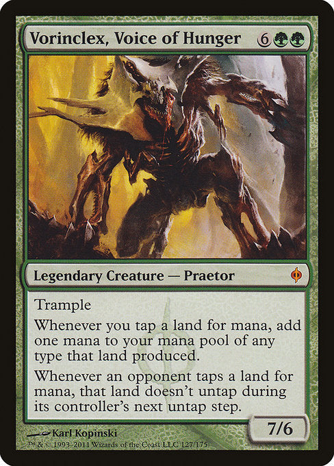Vorinclex, Voice of Hunger 127 New Phyrexia (NPH) [Nonfoil] NM