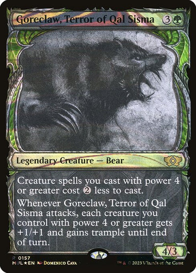 Goreclaw, Terror of Qal Sisma 157 Multiverse Legends (MUL) [Halo Foil] NM
