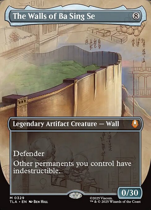 The Walls of Ba Sing Se 329 Avatar: The Last Airbender (TLA) [Foil] NM