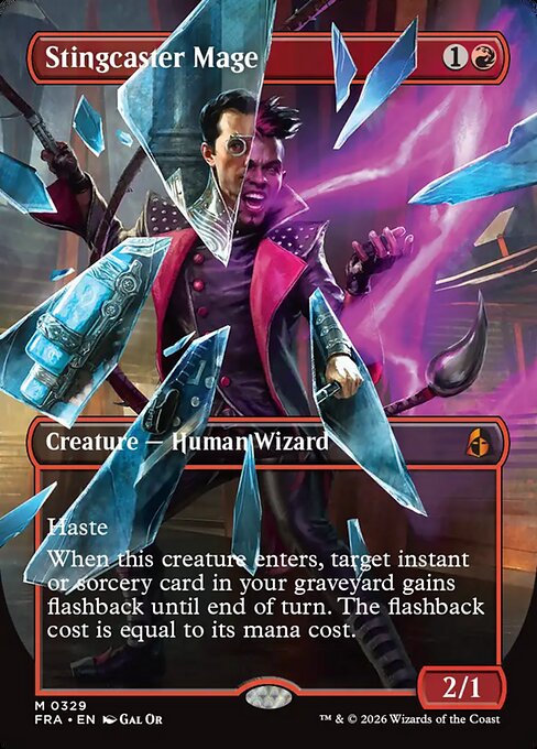 Stingcaster Mage 329 Reality Fracture (FRA) [Nonfoil] NM