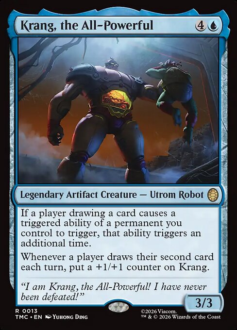 Krang, the All-Powerful 13 Teenage Mutant Ninja Turtles Eternal (TMC) [Surge Foil] NM