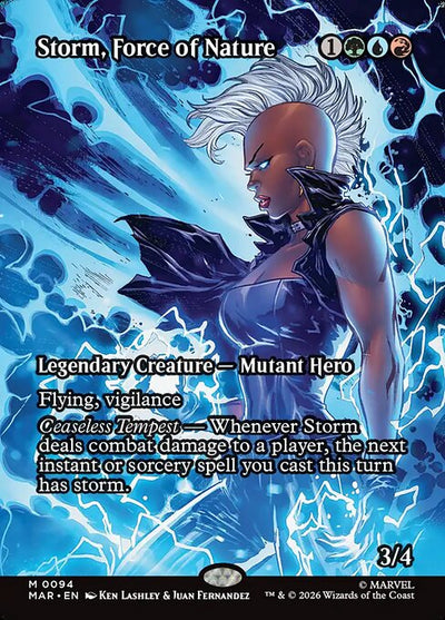 Storm, Force of Nature 94 Marvel Universe (MAR) [Foil] NM