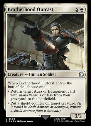 Brotherhood Outcast 540 Fallout (PIP) [Surge Foil] NM