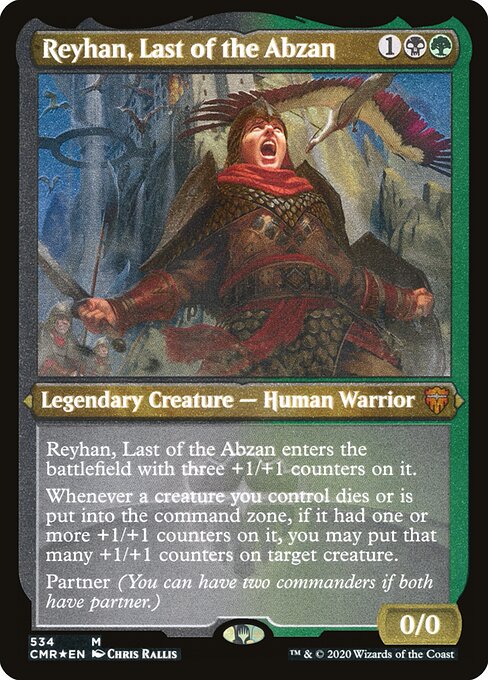 Reyhan, Last of the Abzan 534 Commander Legends (CMR) [Foil Etched] NM