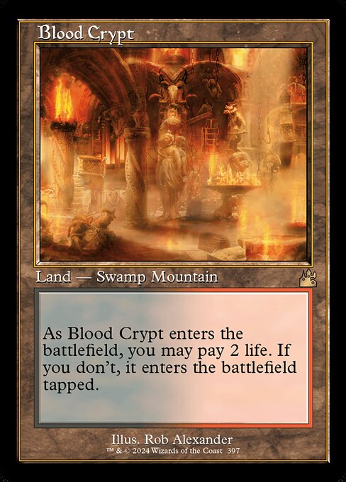 Blood Crypt 397 Ravnica Remastered (RVR) [Foil] NM