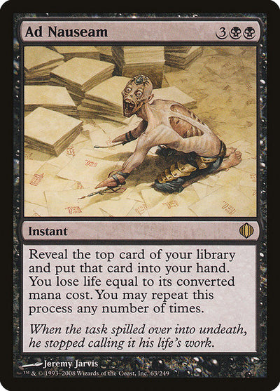 Ad Nauseam 63 Shards Of Alara (ALA) [Nonfoil] NM