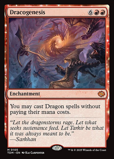 Dracogenesis 105 Tarkir: Dragonstorm (TDM) [Nonfoil] NM