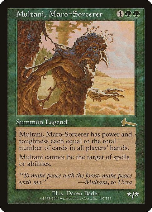 Multani, Maro-Sorcerer 107 Urza's Legacy (ULG) [Foil] NM