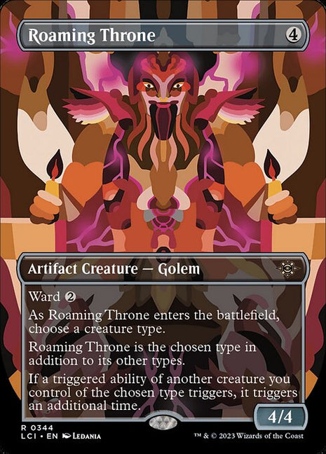 Roaming Throne 344 The Lost Caverns Of Ixalan (LCI) [Nonfoil] NM