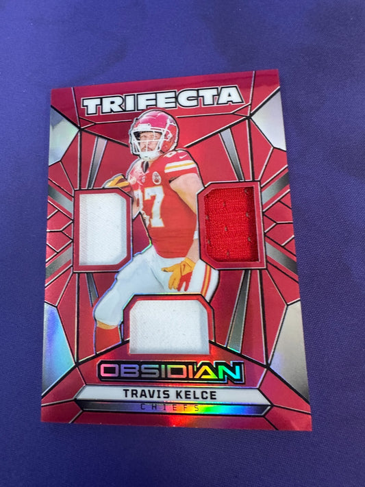 Travis Kelce Trifecta Triple Patch /75 Color Match 2024 Obsidian