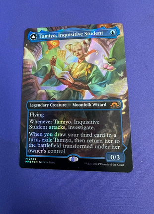 Tamiyo, Inquisitive Student   Tamiyo, Seasoned Scholar Textured Foil MH3