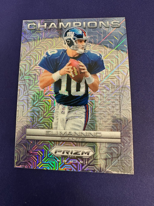 Eli Manning CHAMPIONS /30 Mojo 2024 Prizm Deca
