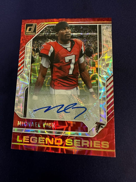 Michael Vick Legend Series AUTO 2024 Donruss