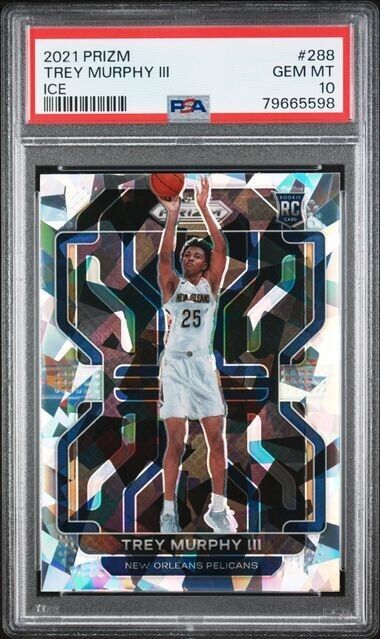 Trey Murphy Ice Prizm PSA 10 RC 2021-22 Prizm