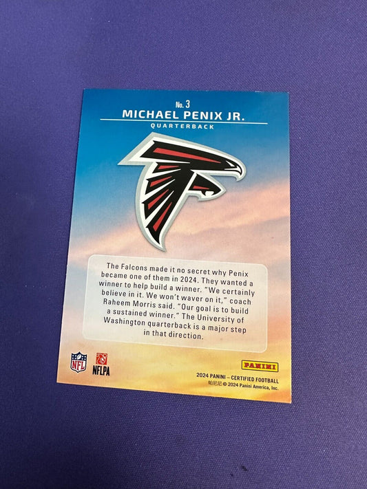 Michael Penix Jr Franchise Foundations RC 2024 Certified